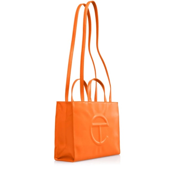 Medium Orange Telfar bag - Picture 2 of 4